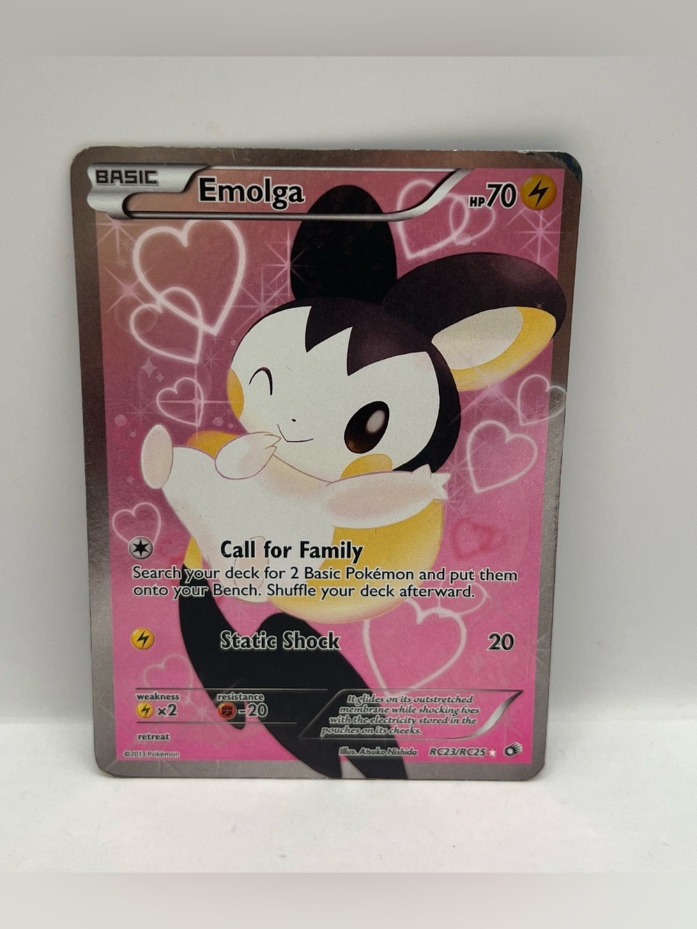 2013 Emolga RC23 Legendary Treasures Radiant Collections